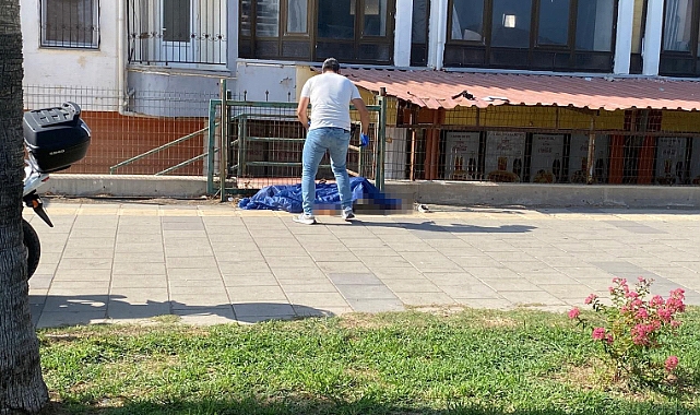 Sahil kenarındaki yürüyüş yolunda ceset bulundu
