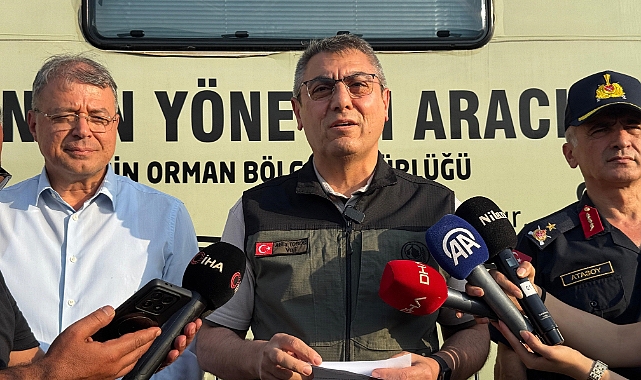 Vali Toros, Mersin'deki orman yangınları ile ilgili bilgi verdi